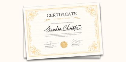 Young Bentley Font Poster 5