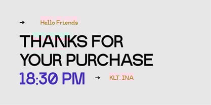 Migumono Font Poster 6