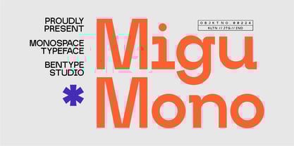 Migumono Font Poster 1