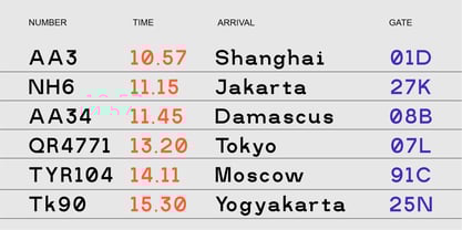 Migumono Font Poster 2