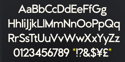 GC Calvo Font Poster 3