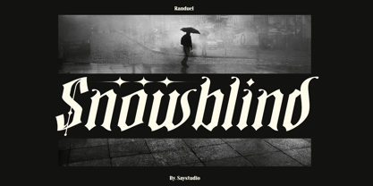 Randuel Font Poster 9