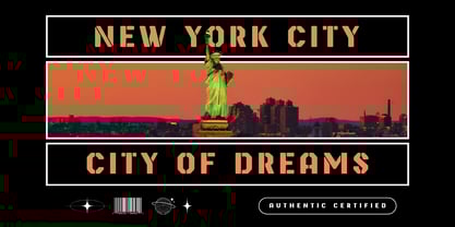 Battle Grid Font Poster 6