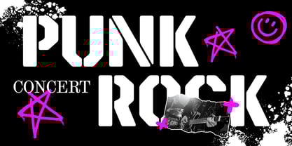 Battle Grid Font Poster 3