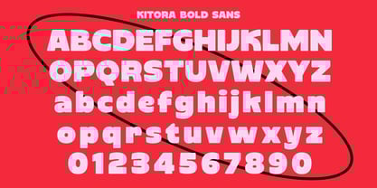 Kitora Font Poster 7