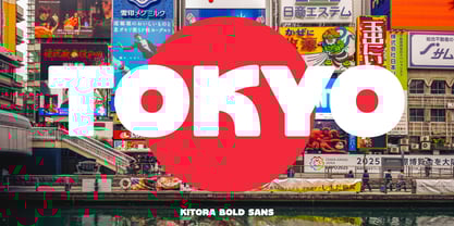 Kitora Font Poster 3