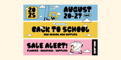 Funky Things Font Poster 5