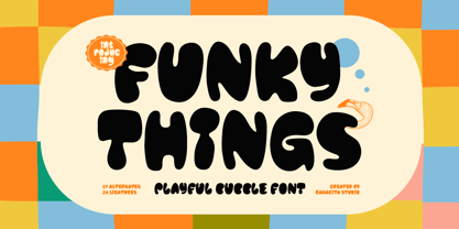 Funky Things Font Poster 1