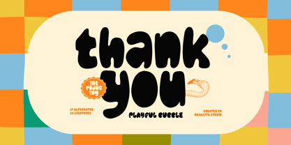 Funky Things Font Poster 9