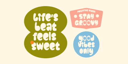 Funky Things Font Poster 2