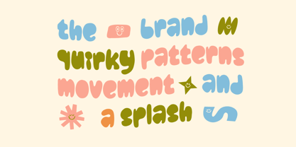 Funky Things Font Poster 3