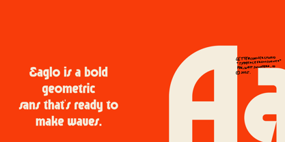 Eaglo Font Poster 3
