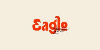 Eaglo Font Poster 1
