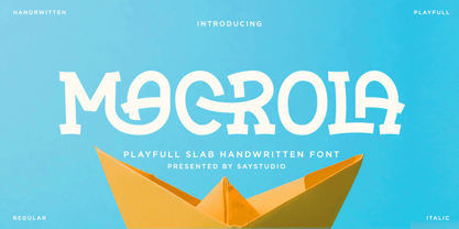 Macrola Font Poster 1