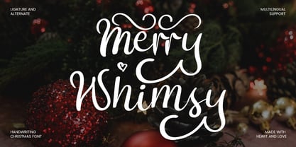 Merry Whimsy Font Poster 1