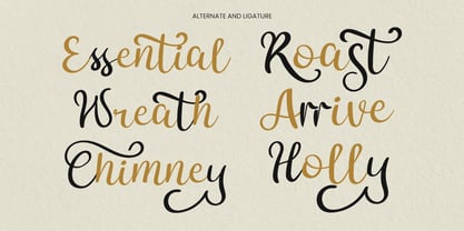 Merry Whimsy Font Poster 5