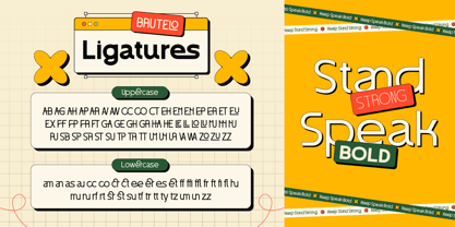 Brutelo Font Poster 7