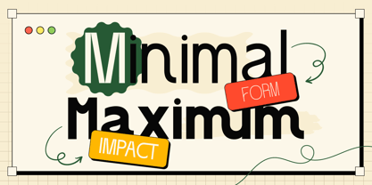 Brutelo Font Poster 3