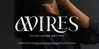 Avires Font Poster 1