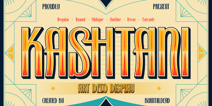 Kashtani Font Poster 1