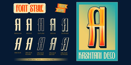 Kashtani Font Poster 8