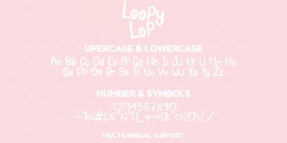 Loopy Lop Font Poster 9