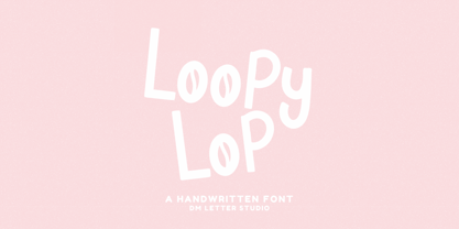Loopy Lop Font Poster 1