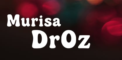 Murisa DrOz Font Poster 1