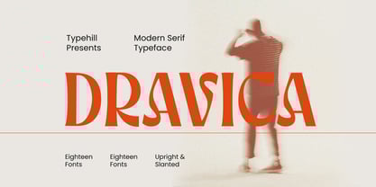 Dravica Font Poster 1