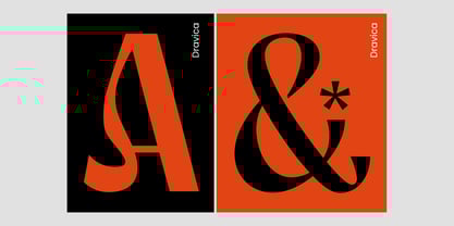 Dravica Font Poster 2