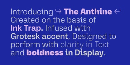 Anthine Font Poster 4
