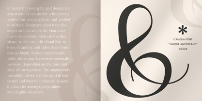 Camelia Font Poster 5