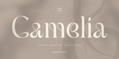 Camelia Font Poster 1