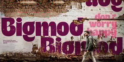 Bigmod Font Poster 11