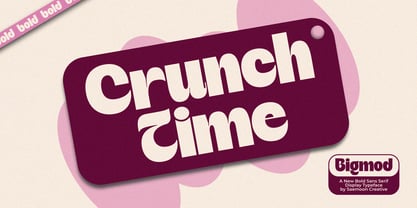 Bigmod Font Poster 6