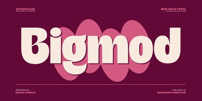 Bigmod Font Poster 1