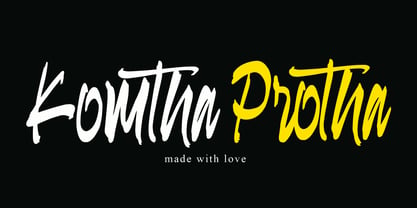 Komtha Protha Font Poster 1