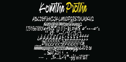 Komtha Protha Font Poster 5