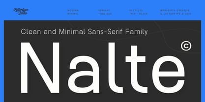Nalte Sans Font Poster 1