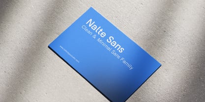 Nalte Sans Font Poster 15