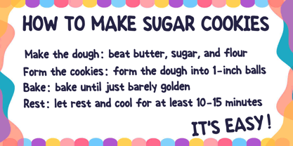 Wet Marker Font Poster 3