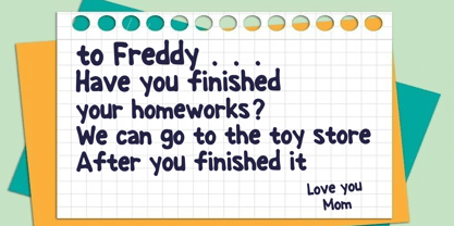 Wet Marker Font Poster 2