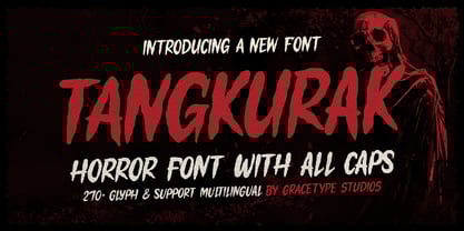 Tangkurak Font Poster 1