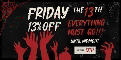 Tangkurak Font Poster 2