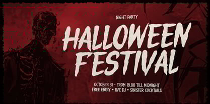 Tangkurak Font Poster 4