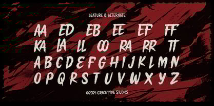 Tangkurak Font Poster 12