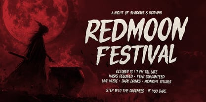 Tangkurak Font Poster 3