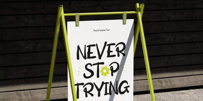 Bunny Carroty Font Poster 13