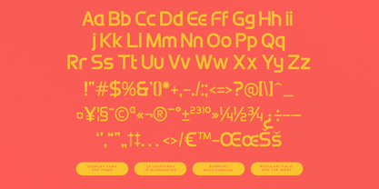 Burst Merch Font Poster 14