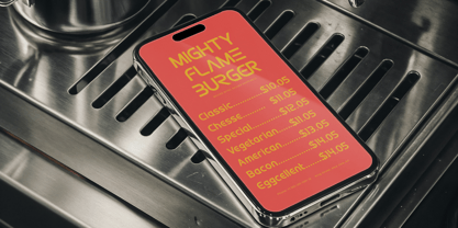 Burst Merch Font Poster 9